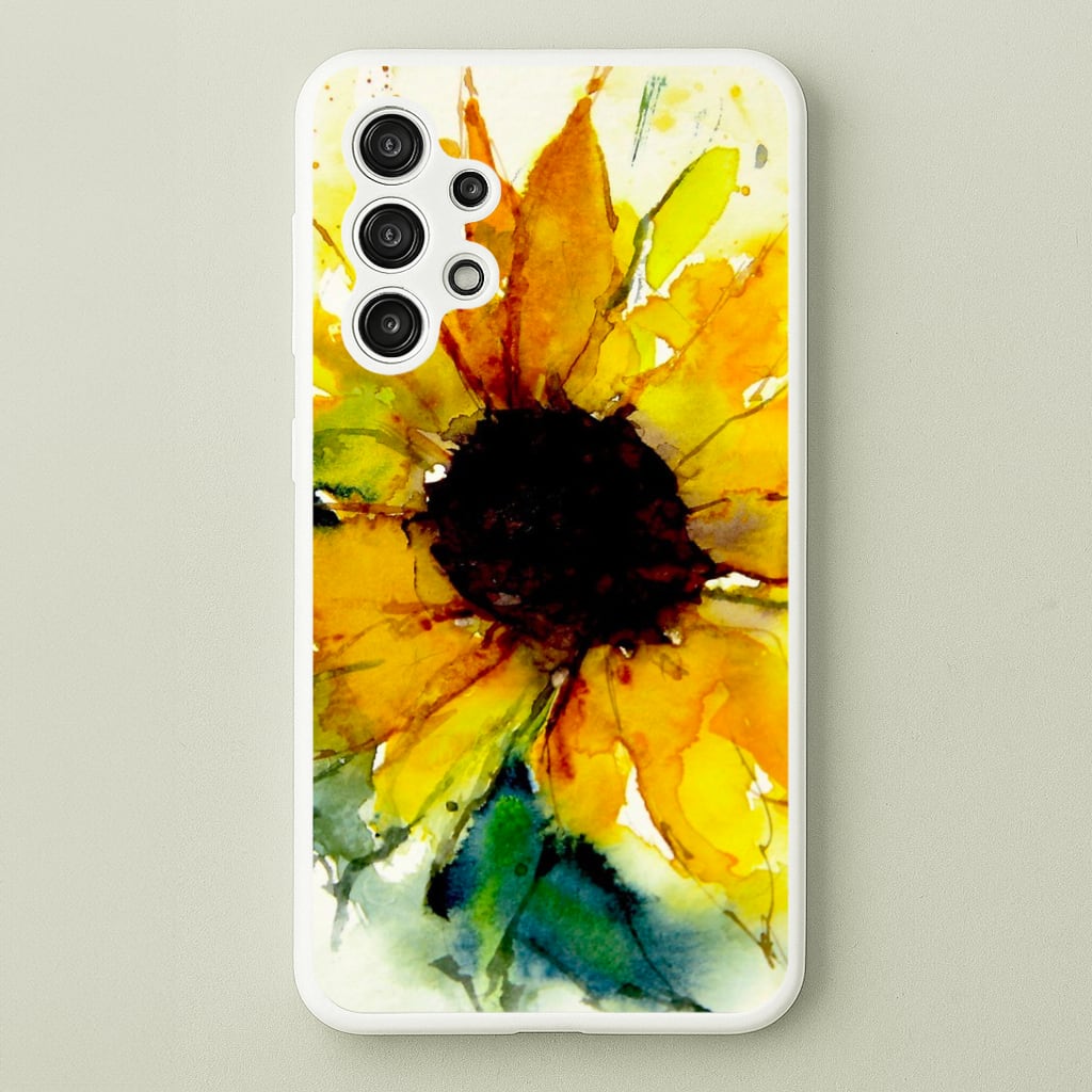 Watercolour Sunflower Phone Case