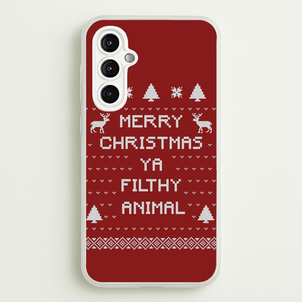 Merry Christmas Ya Filthy Animal Phone Case