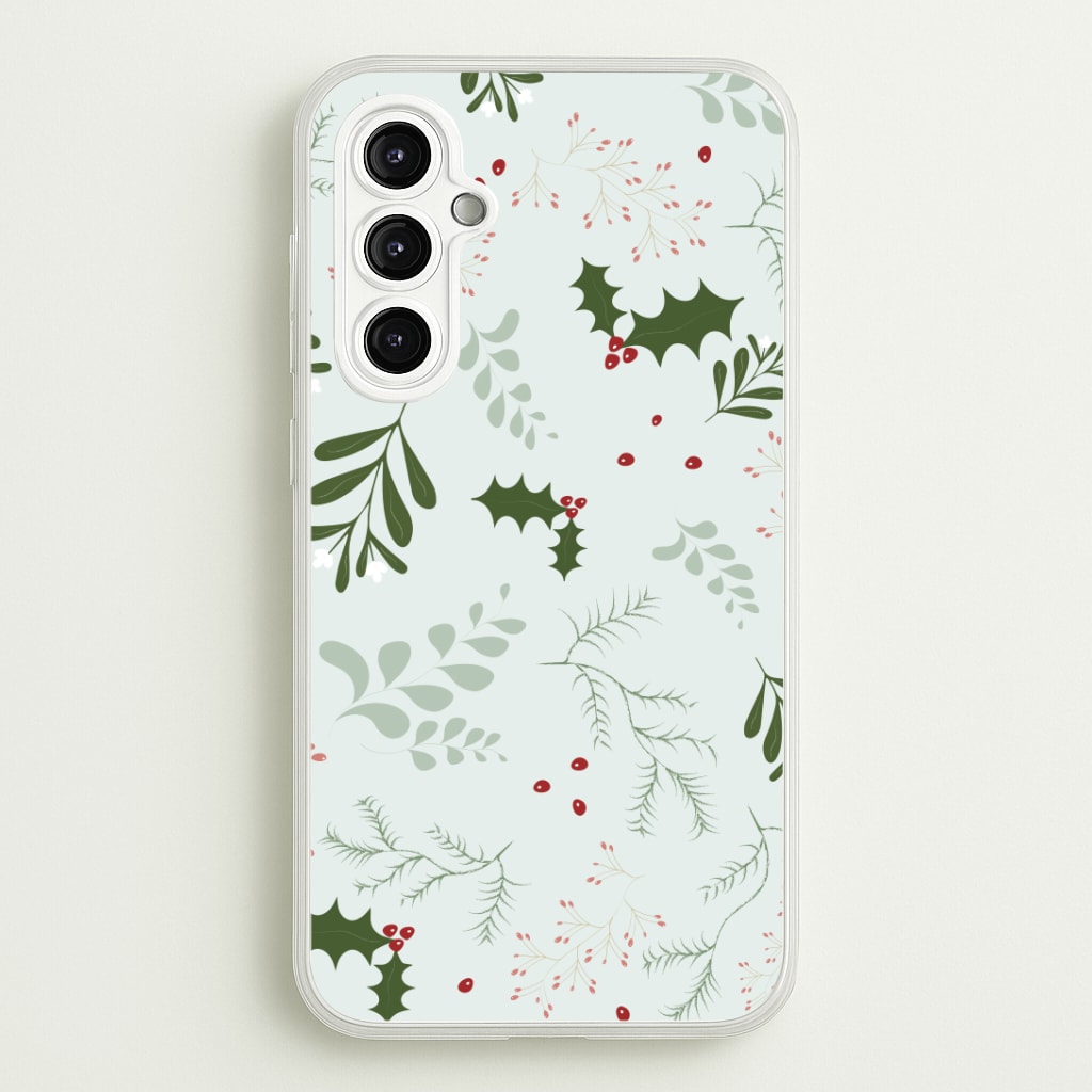 Christmas Floral Pattern Phone Case