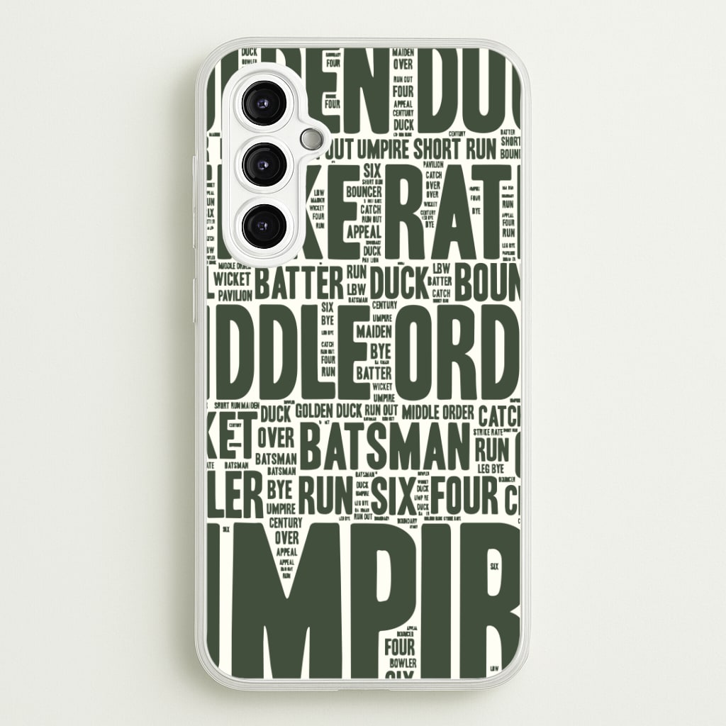 Cricket Wordscape Phone Case