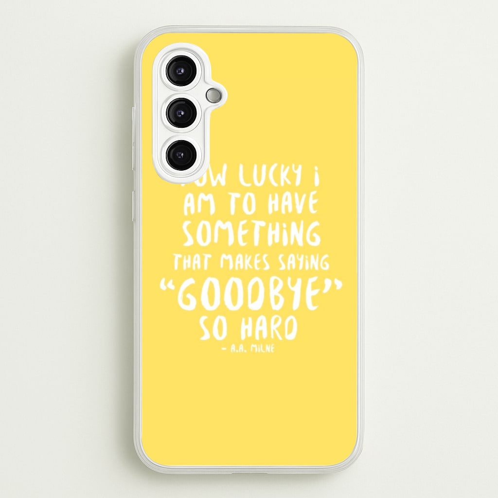 How Lucky I Am - Winnie Phone Case