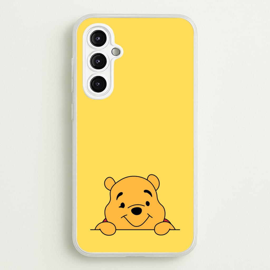 Cute Bear Leaning Phone Case