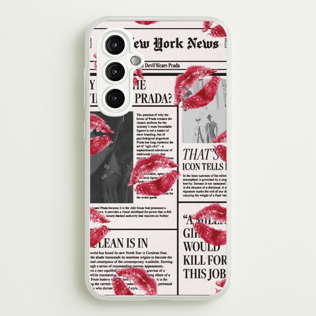 Headline Kisses Phone Case