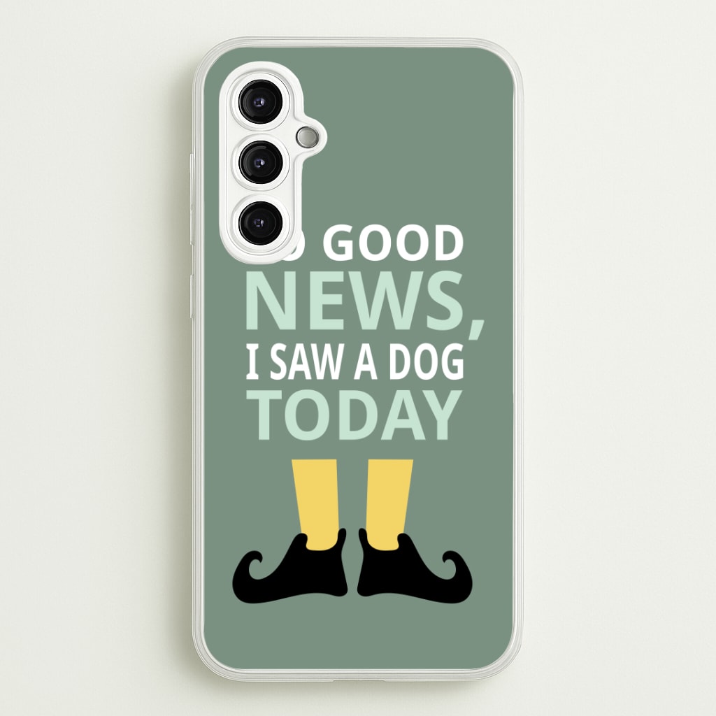 I Saw A Dog Today - Elf Phone Case
