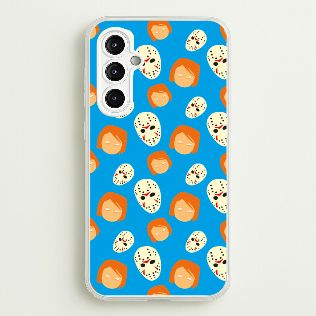 Chucky And Jason Pattern - Halloween Phone Case
