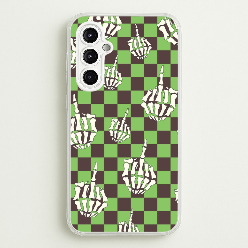 Green Middle Finger Phone Case