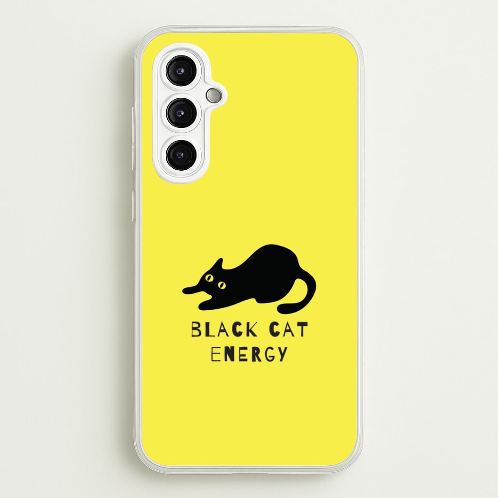 Black Cat Energy Phone Case