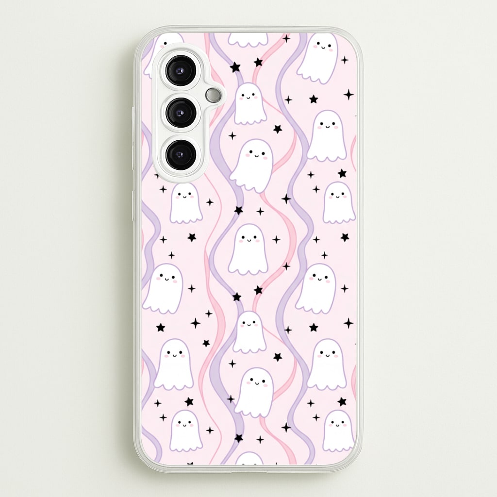 Wavy Ghost Pastels Phone Case