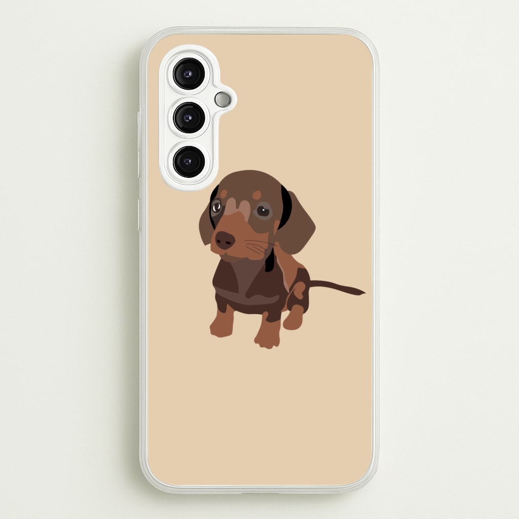 Brown - Dachshunds Phone Case