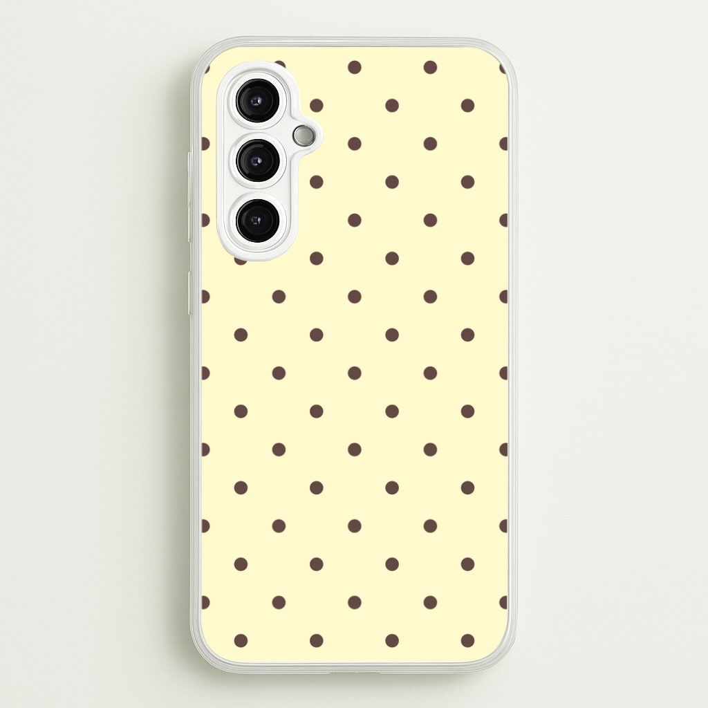 Vanilla & Chocolate Polka Dots Phone Case