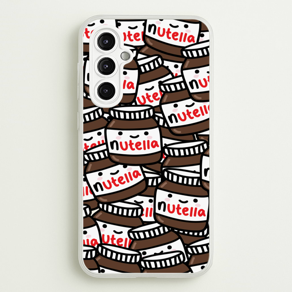 Cute Nutella Pattern Phone Case
