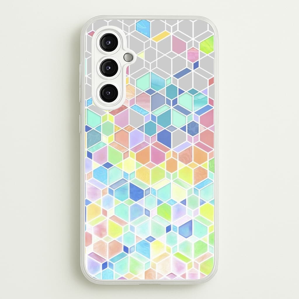 Bright Hexagon Pattern Phone Case