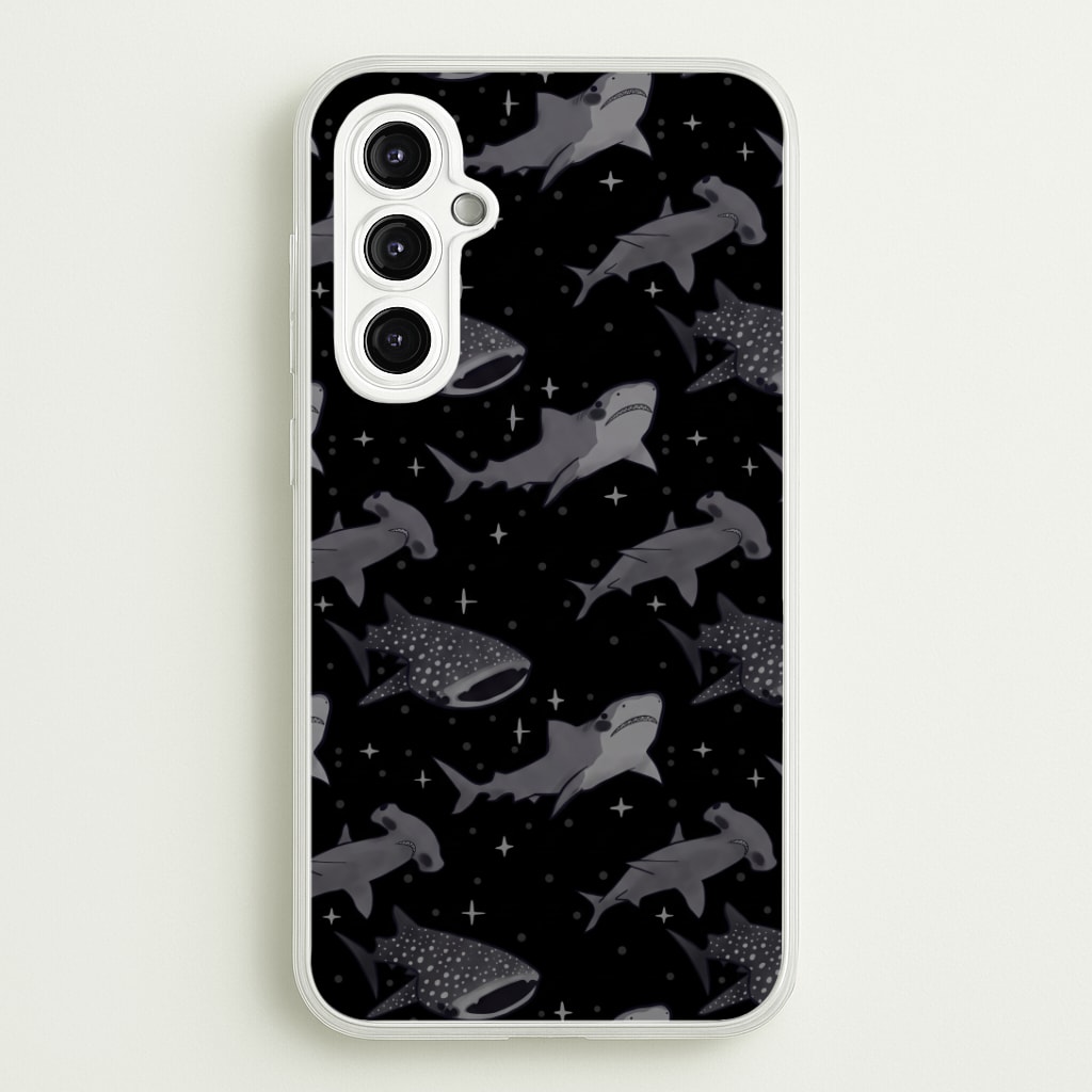 Black Shark Pattern Phone Case