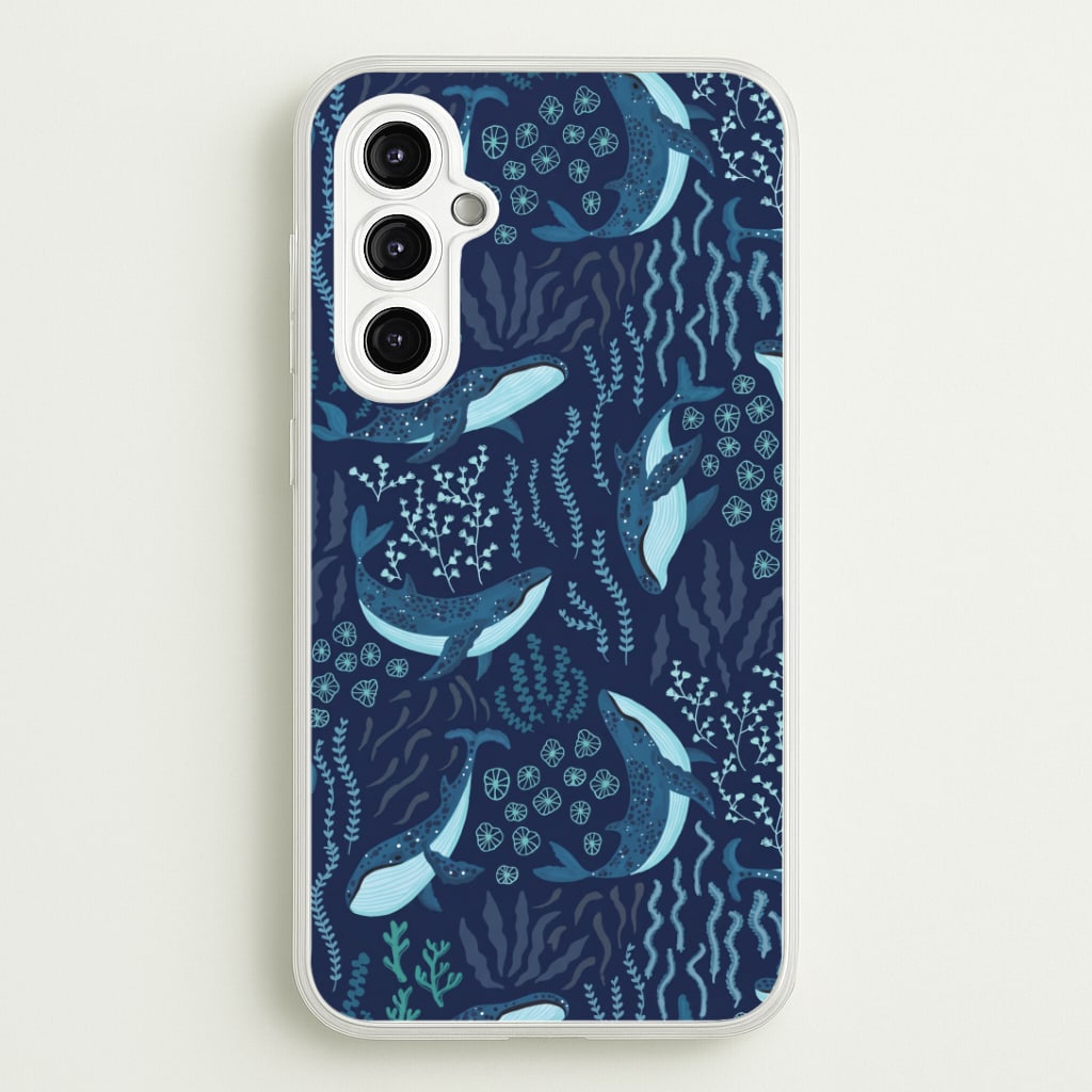 Midnight Whale Reef Phone Case