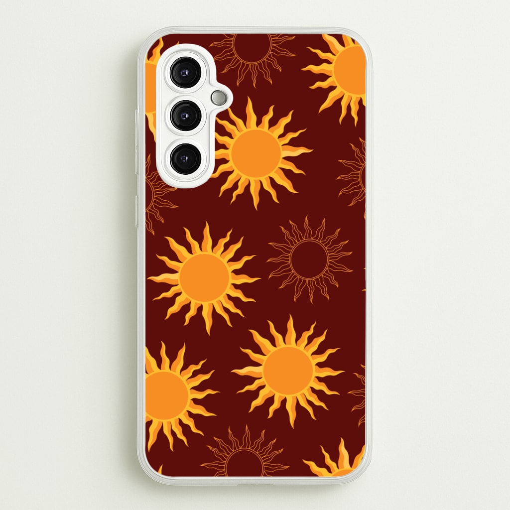 Vintage Sun Pattern Phone Case