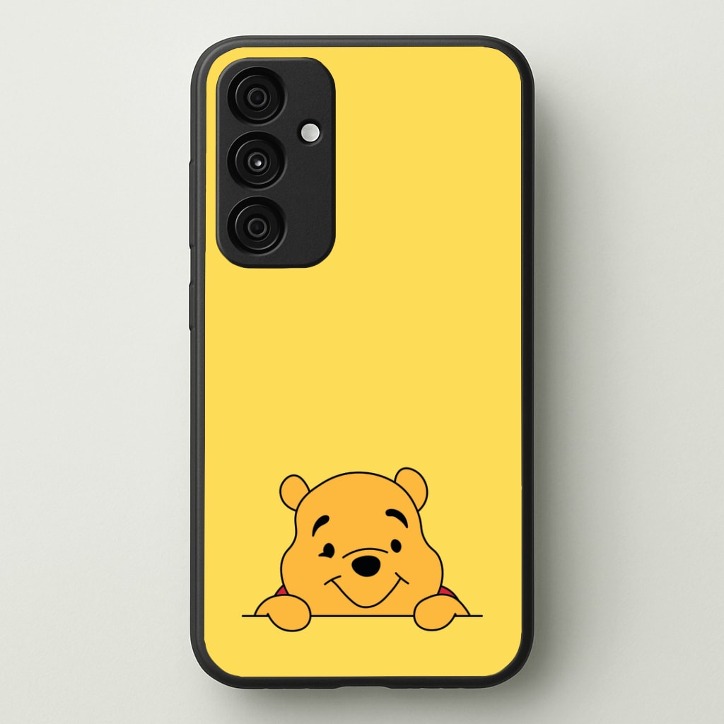 Cute Bear Leaning Phone Case