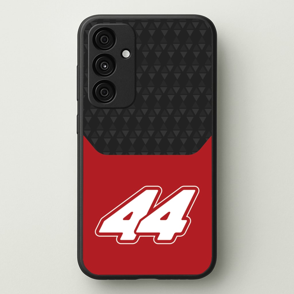 Red And Gray 44 Phone Case
