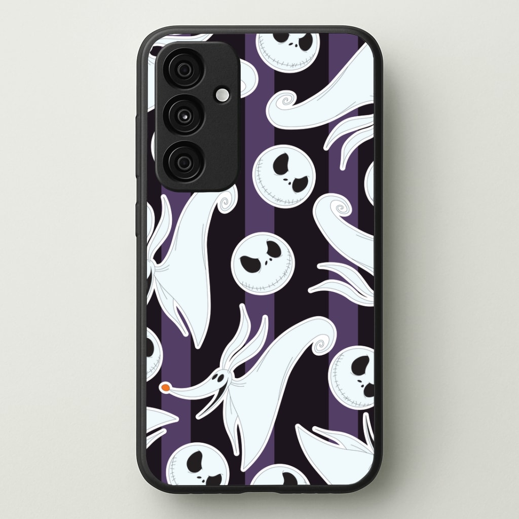 Skeleton Dog And Face Pattern Phone Case