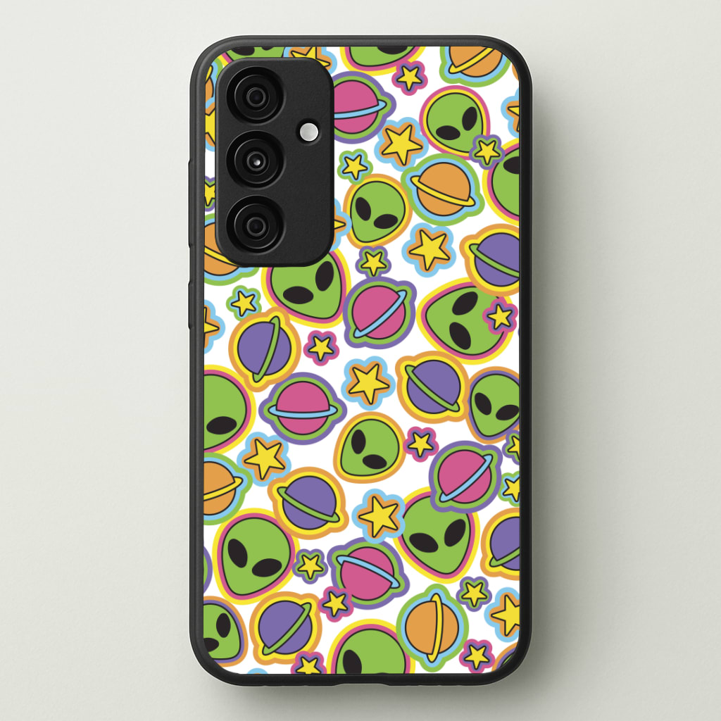 Colourful Aliens And Stars Phone Case
