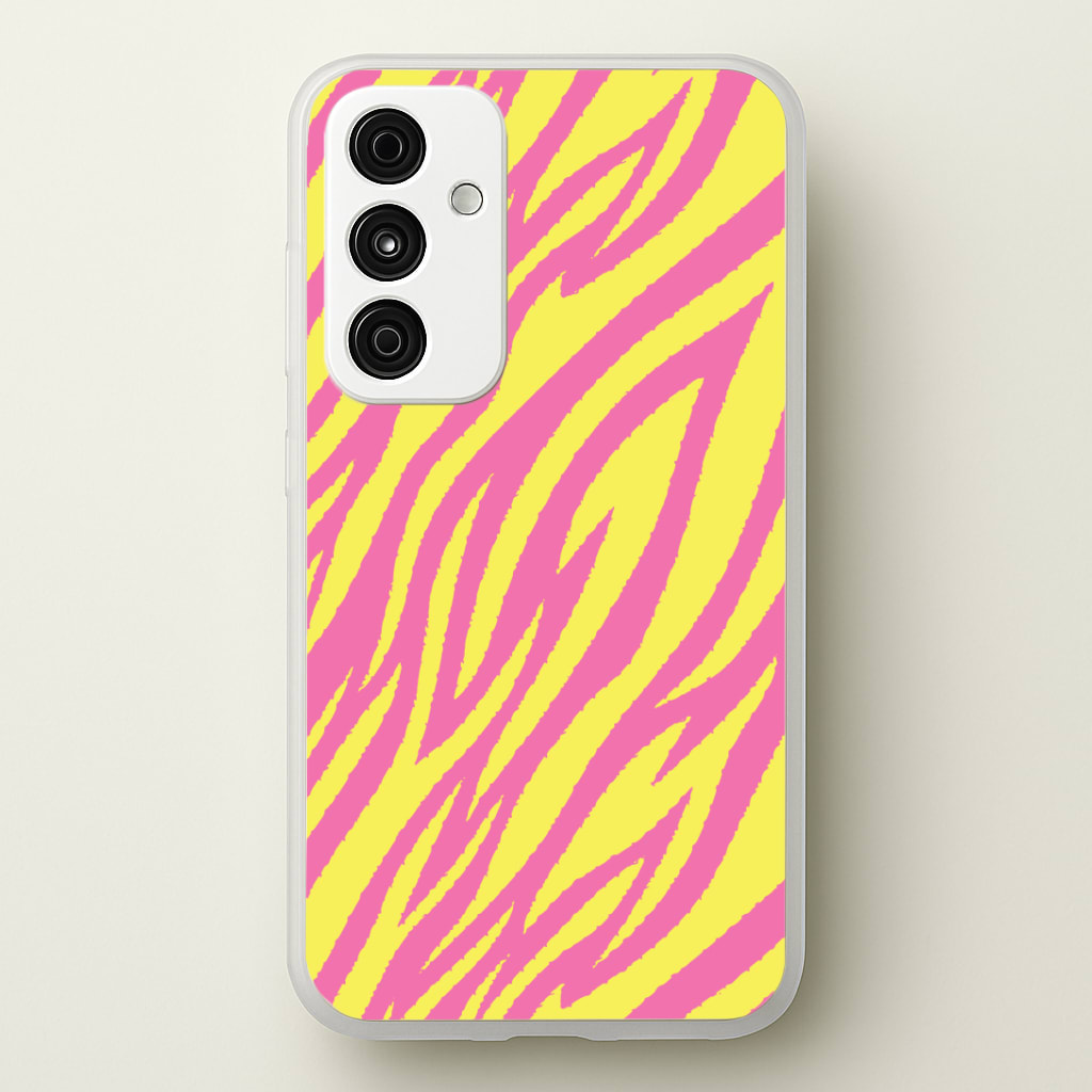 Neon Zebra Print Phone Case