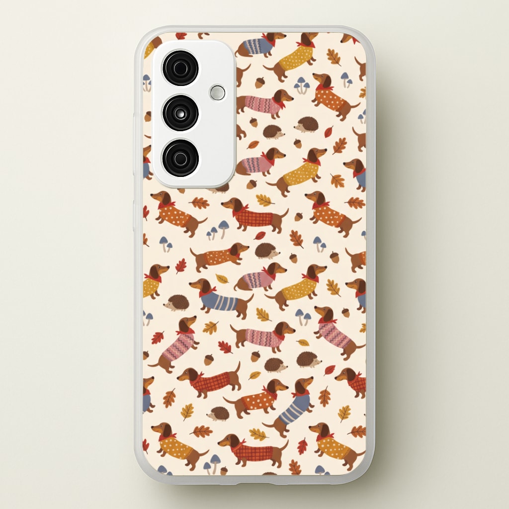 Autumn Sweater Dachshunds Phone Case