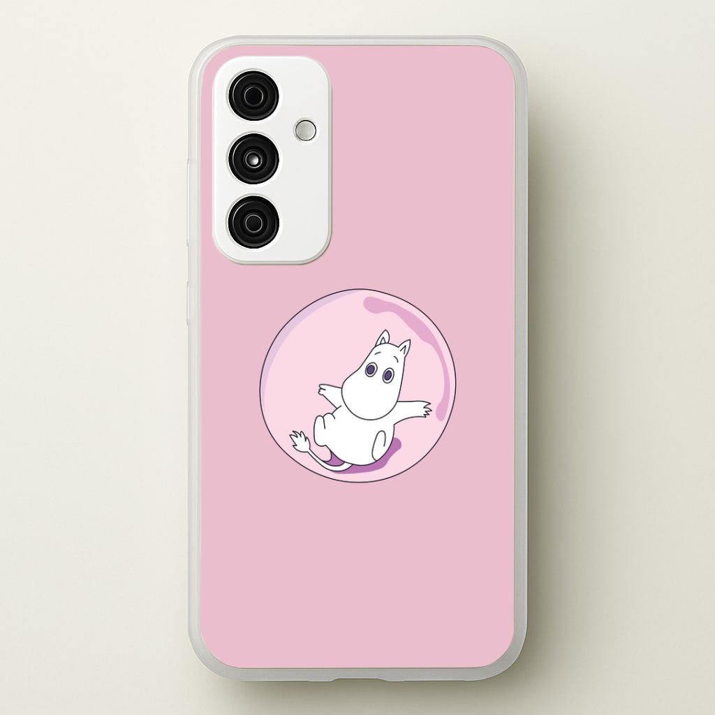 Moomin In A Pink Bubble Phone Case