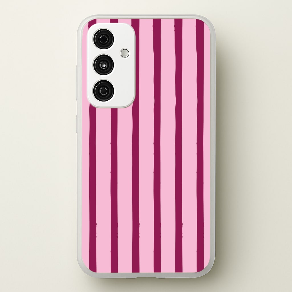 Strawberry Stripes  Phone Case