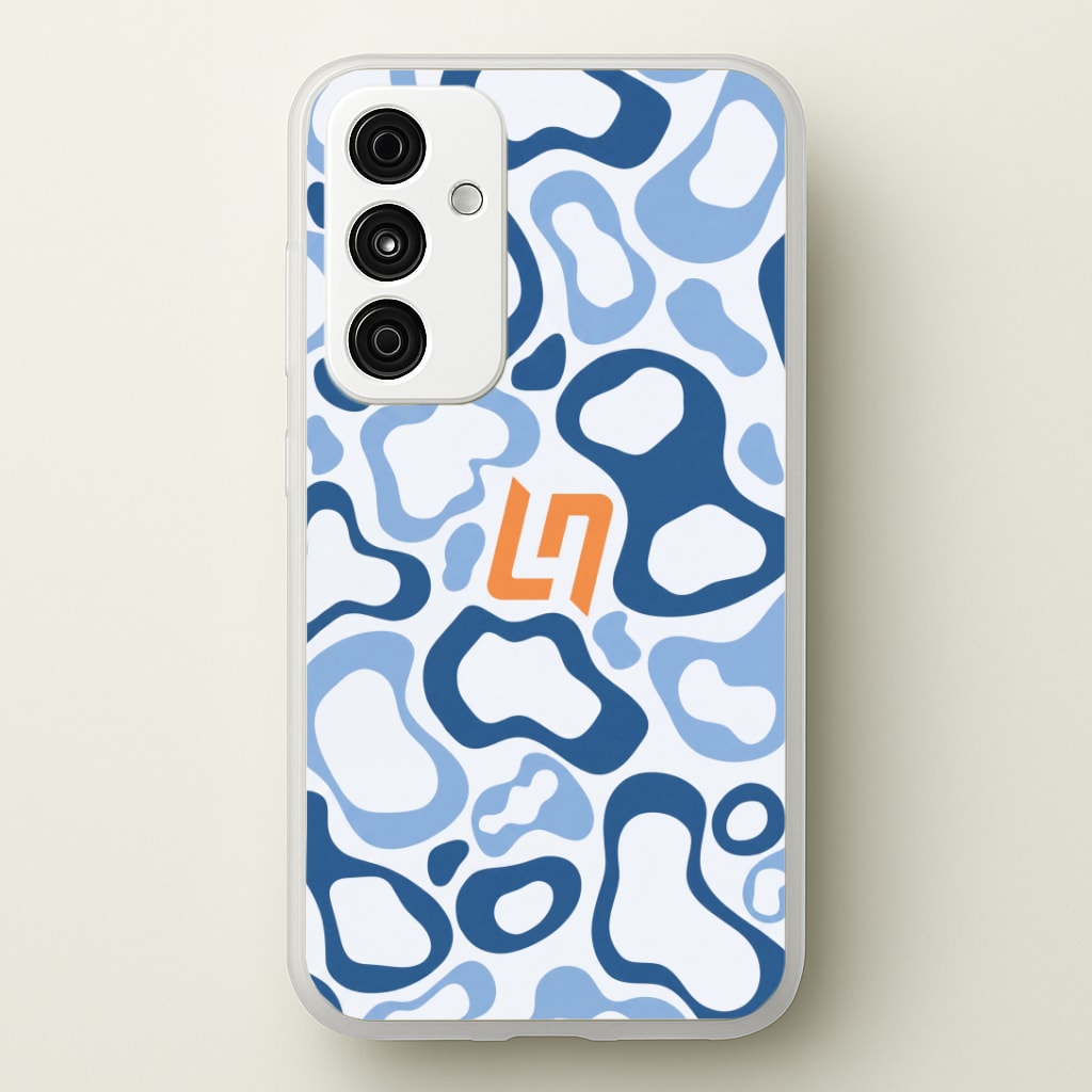 Norris Helmet Pattern - Blue Phone Case