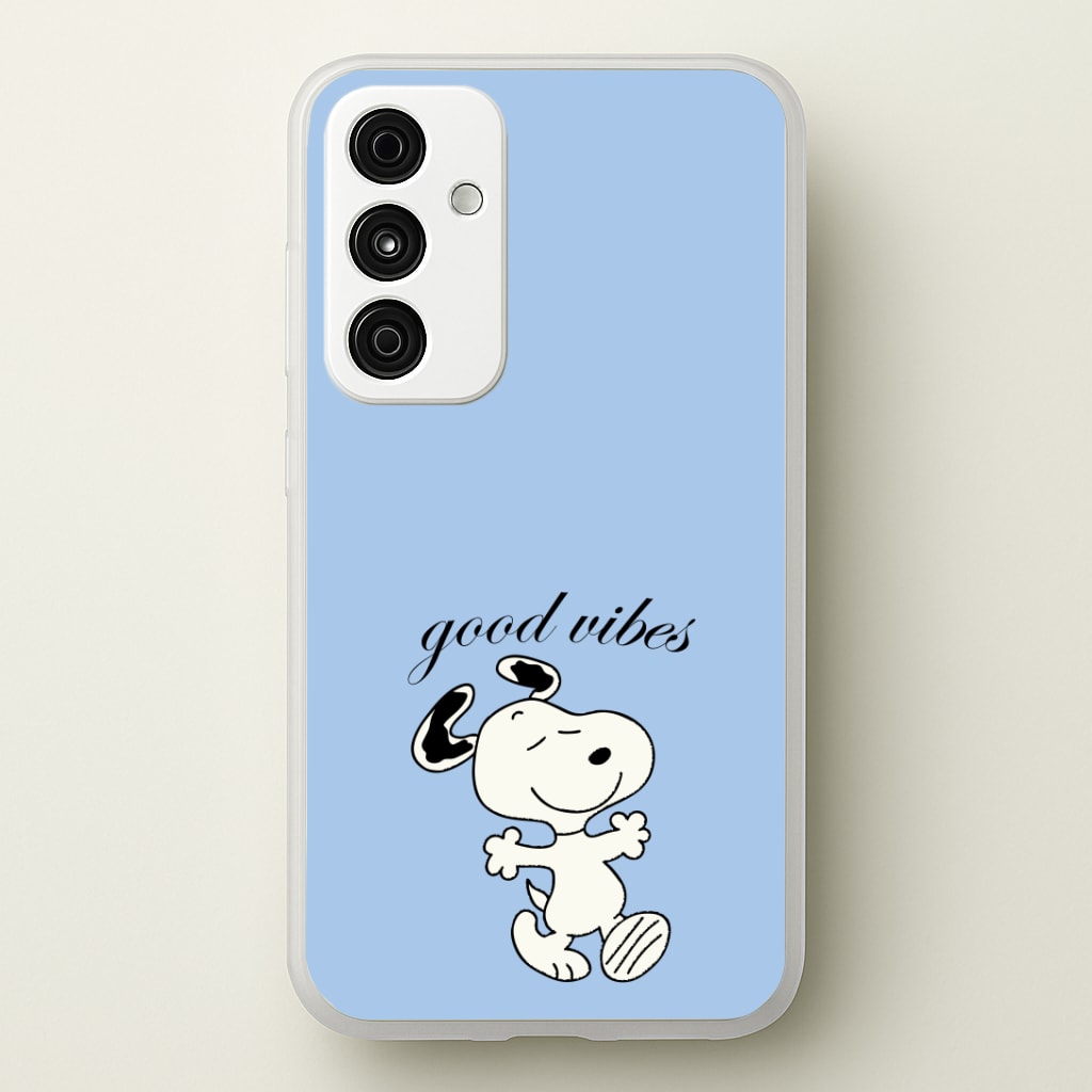 Good Vibes Cartoon Beagle Phone Case