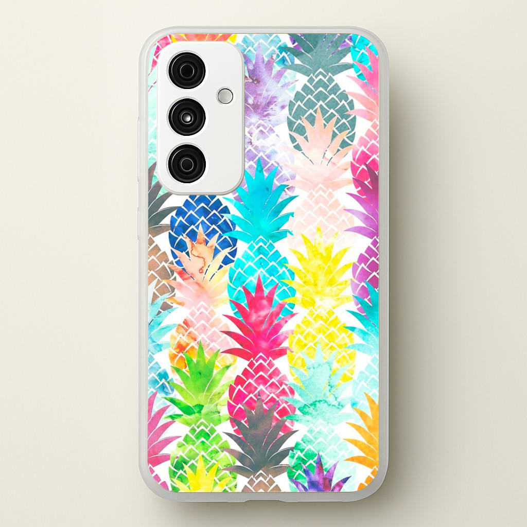 Watercolour Pineapple Pattern Phone Case