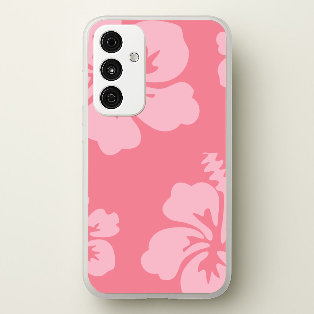 Pink Hawaiian Flowers Pattern Phone Case