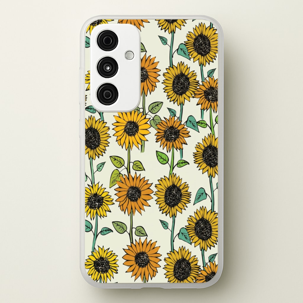 Painted Sunflowers Phone Case