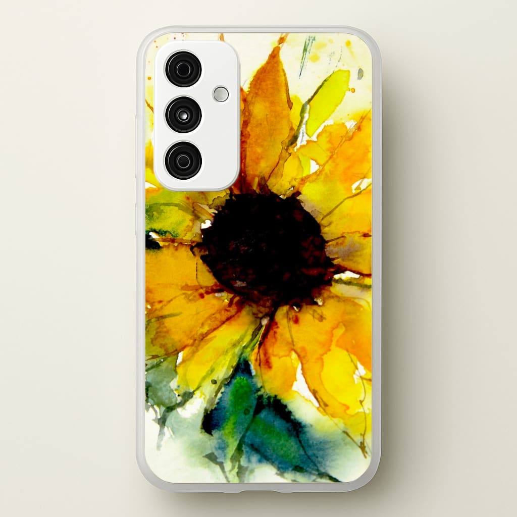 Watercolour Sunflower Phone Case
