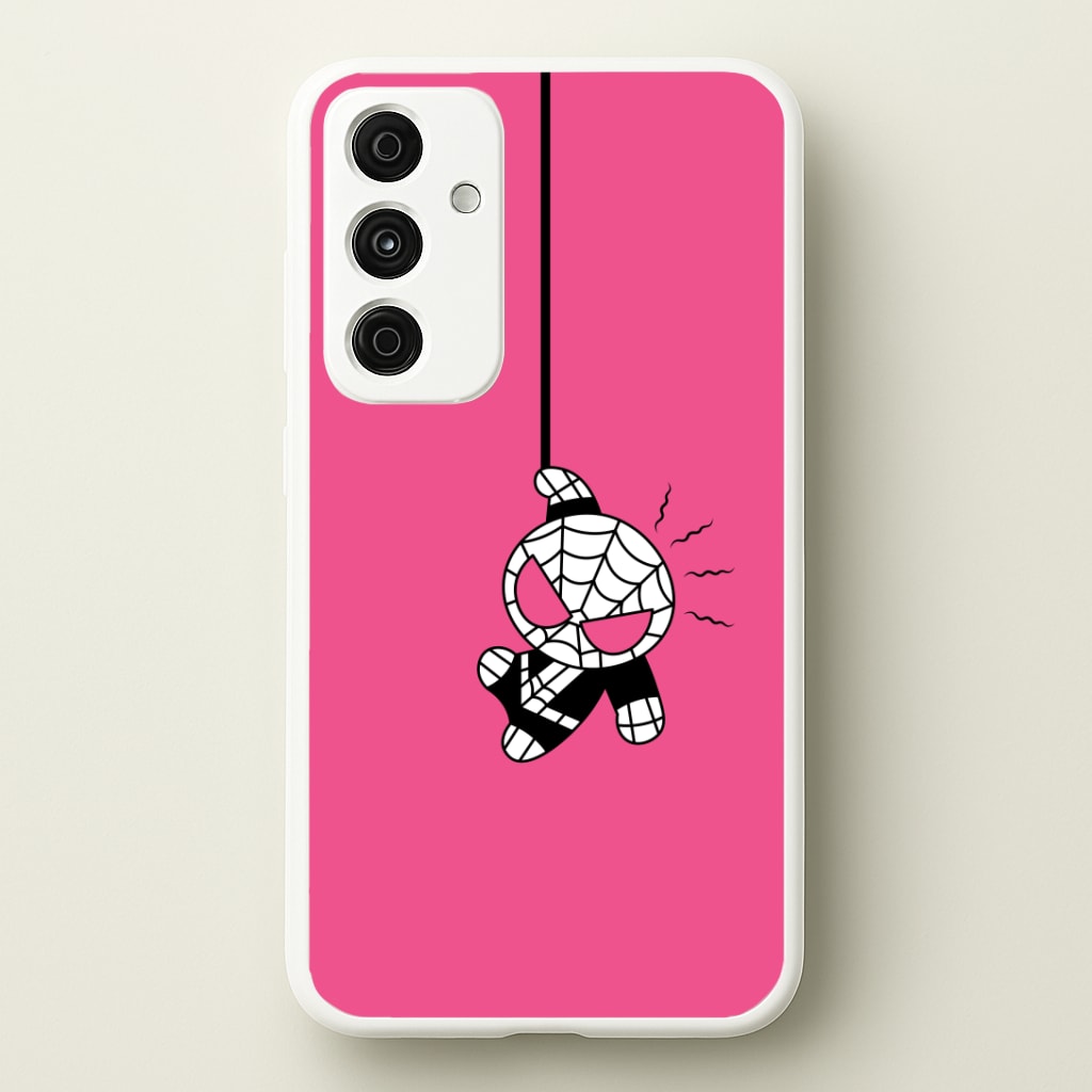 Pink Hanging Spider Hero Phone Case