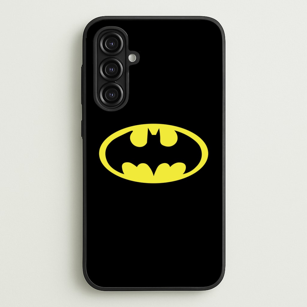 Black Bat Superhero Logo Phone Case