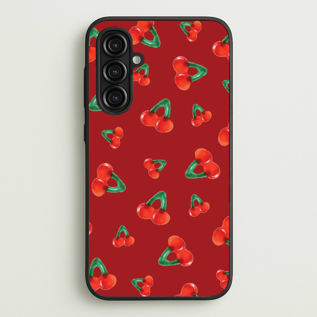 Gummy Cherries Pattern Phone Case