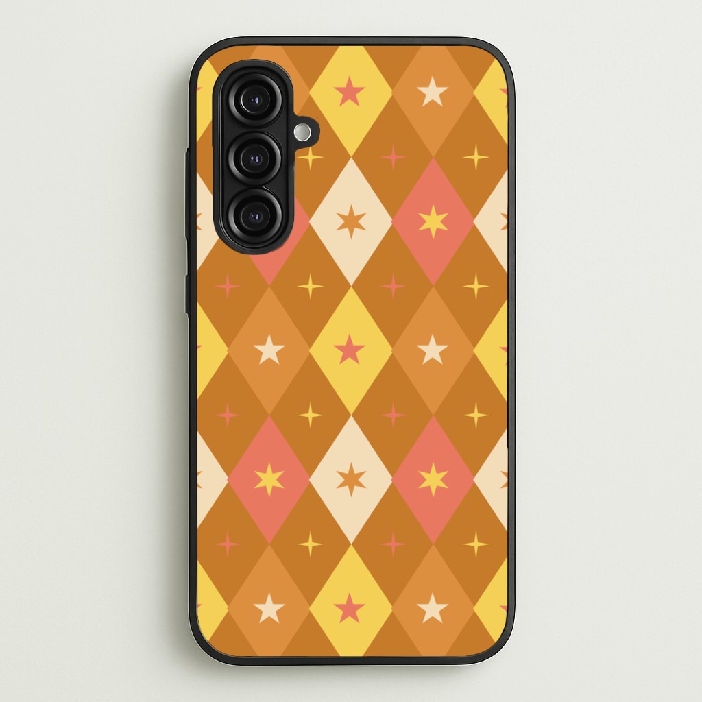 Retro Christmas Argyle Pattern Phone Case