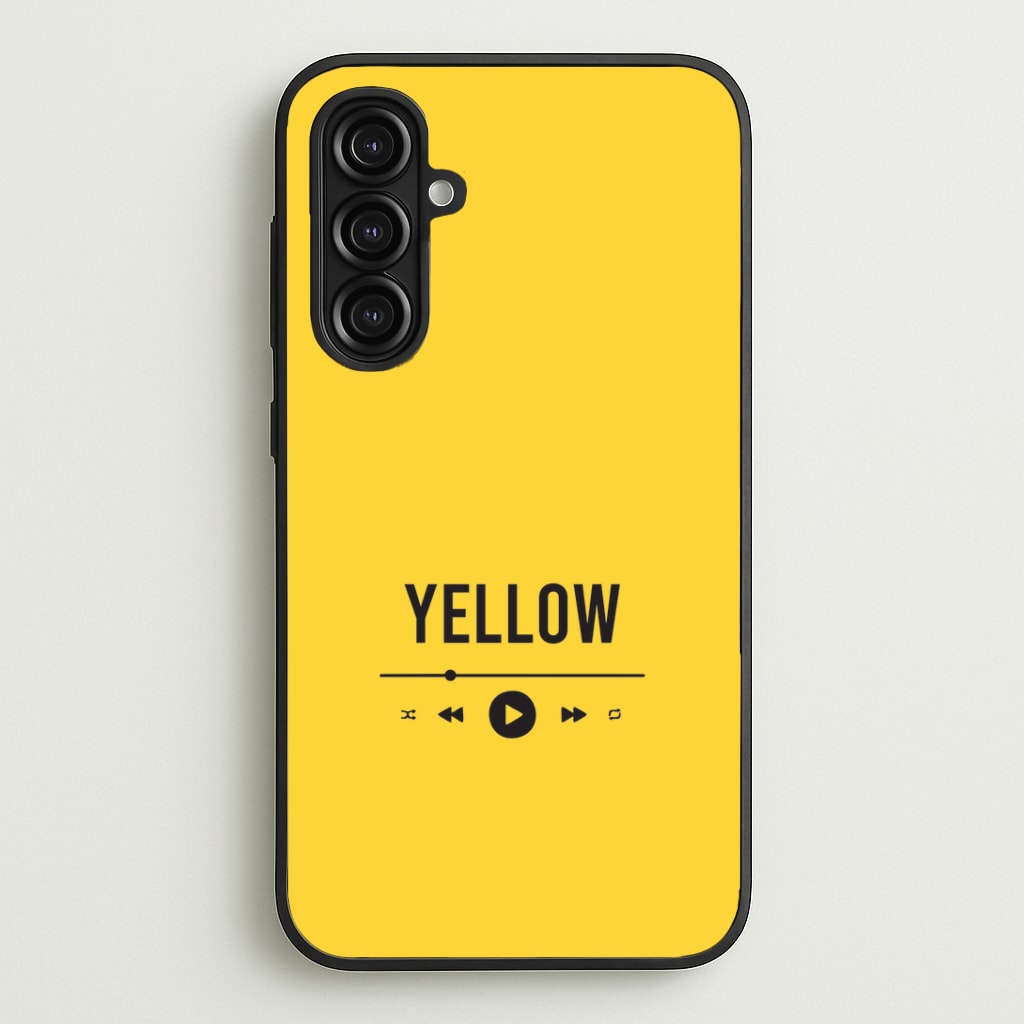 Yellow Music Player Phone Case