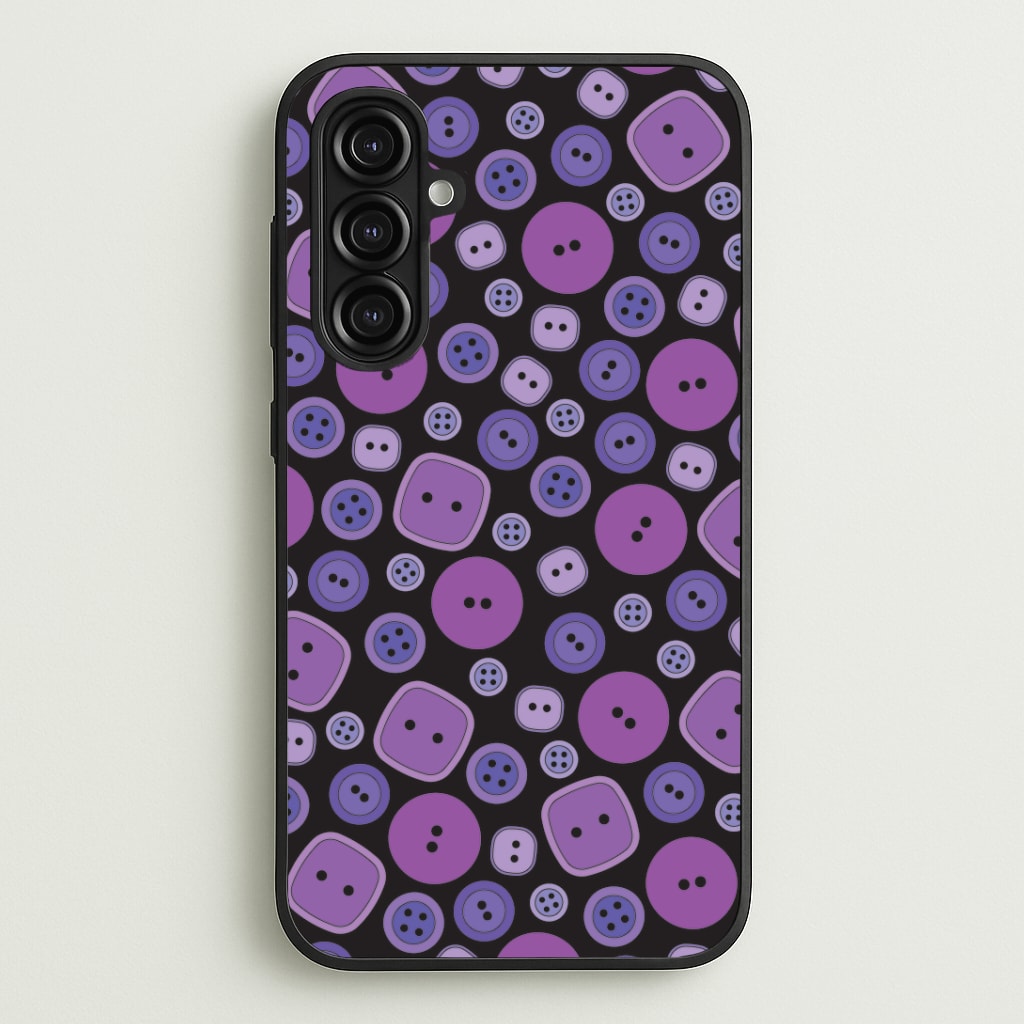 Button Pattern Phone Case