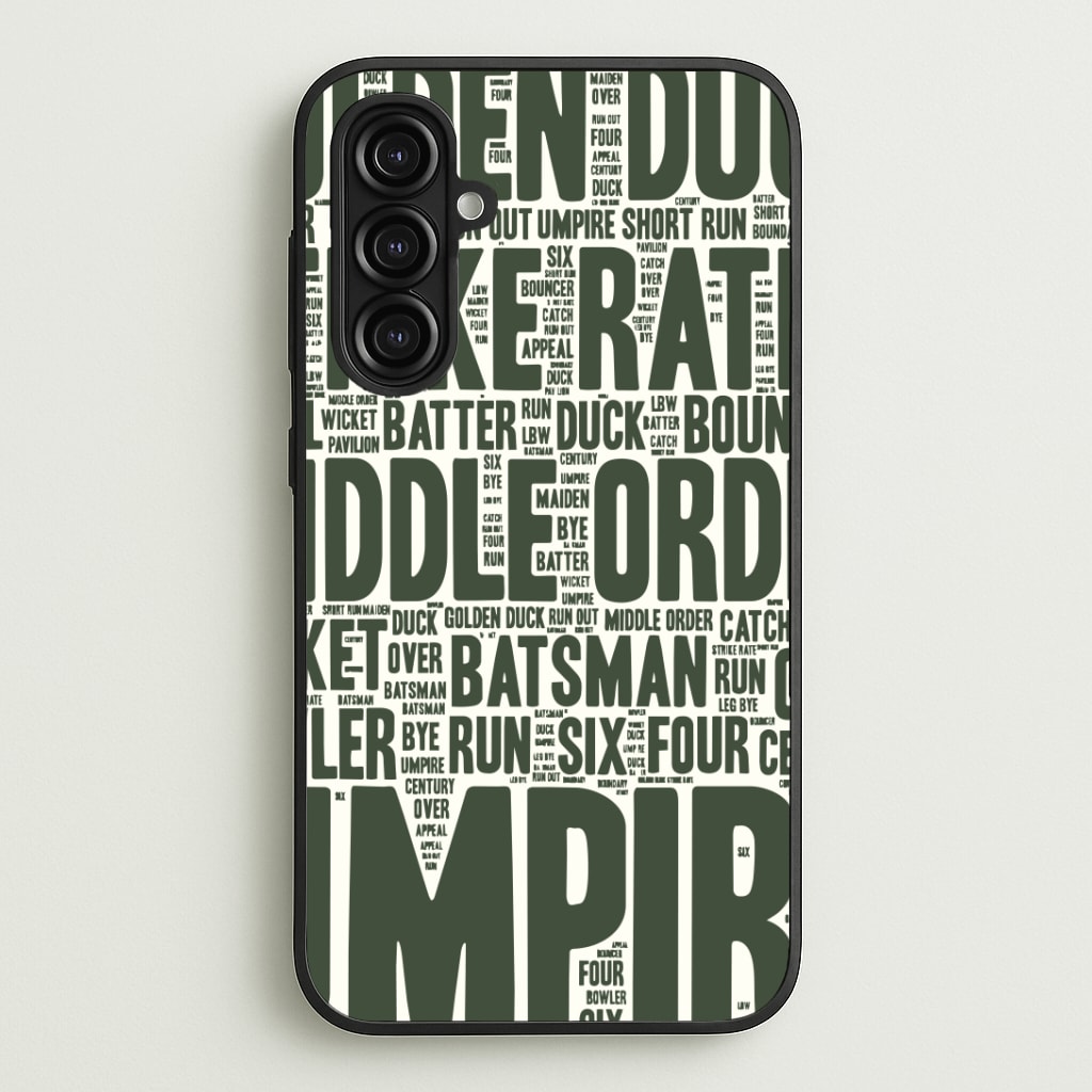 Cricket Wordscape Phone Case