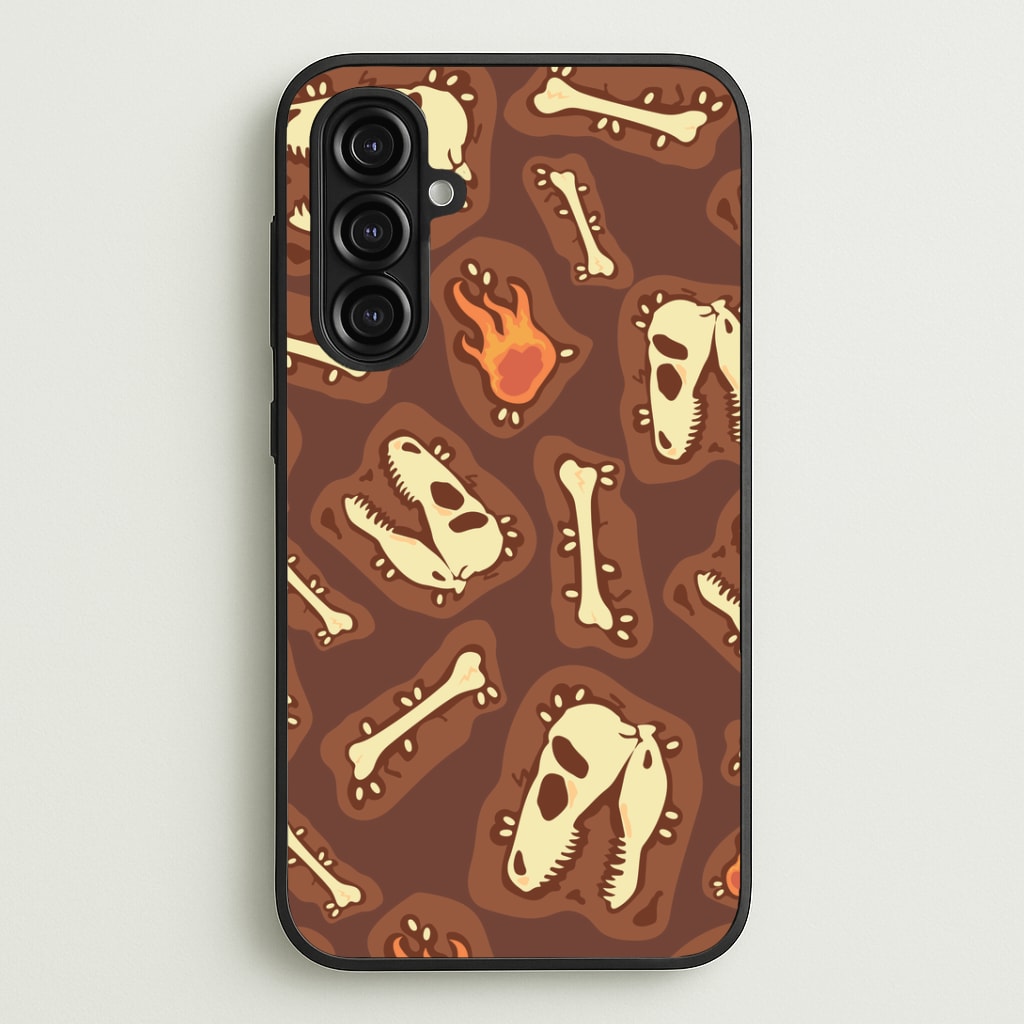 Bones And Skulls - Dinosaurs Phone Case