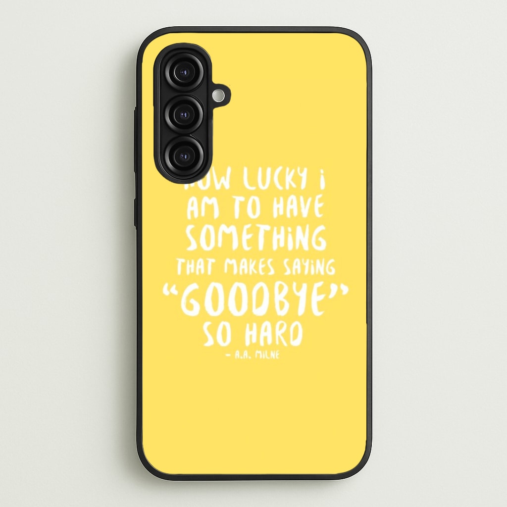 How Lucky I Am - Winnie Phone Case
