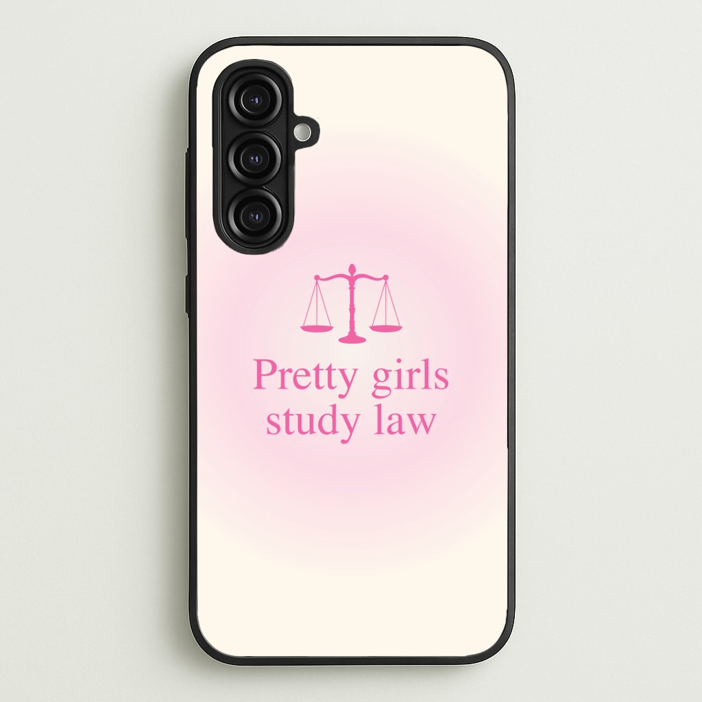 Pretty Girls Study Law Phone Case