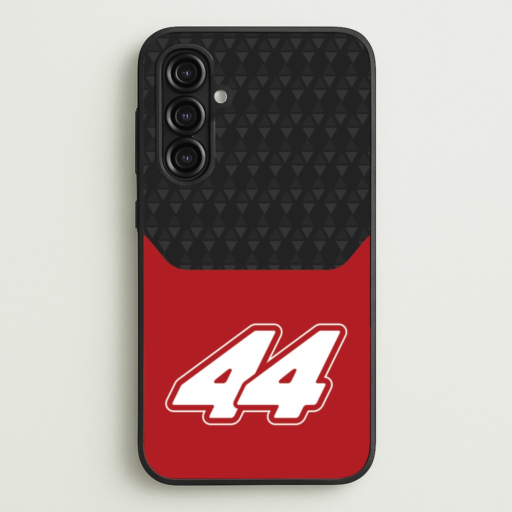 Red And Gray 44 Phone Case