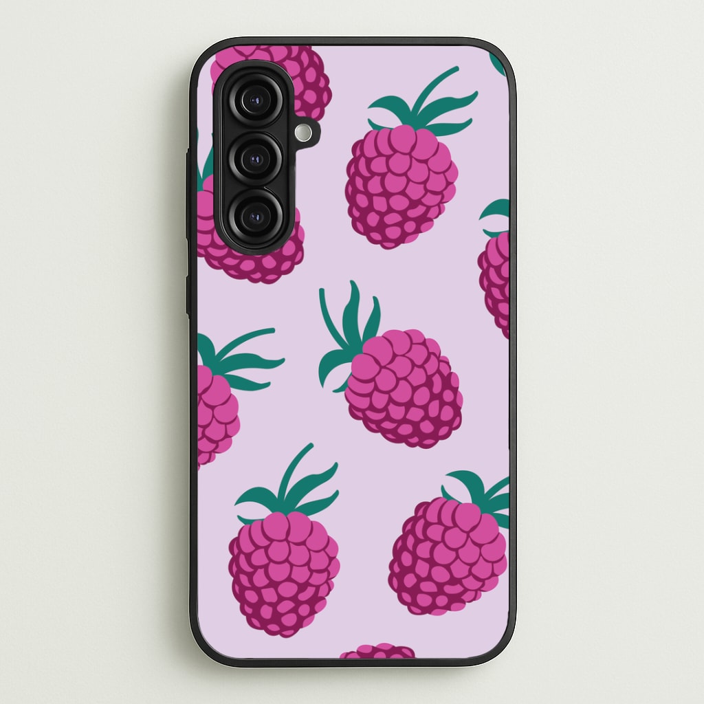 Rasberries - Fruit Patterns Phone Case