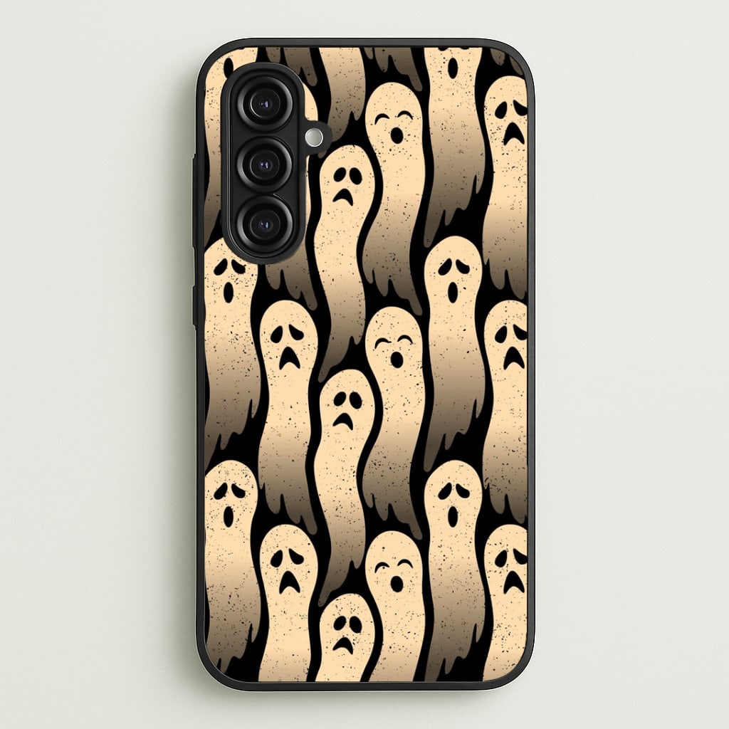 Vintage Wriggly Ghost Pattern Phone Case