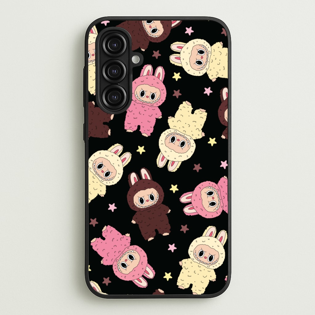 Cute Monsters And Stars Pattern Phone Case