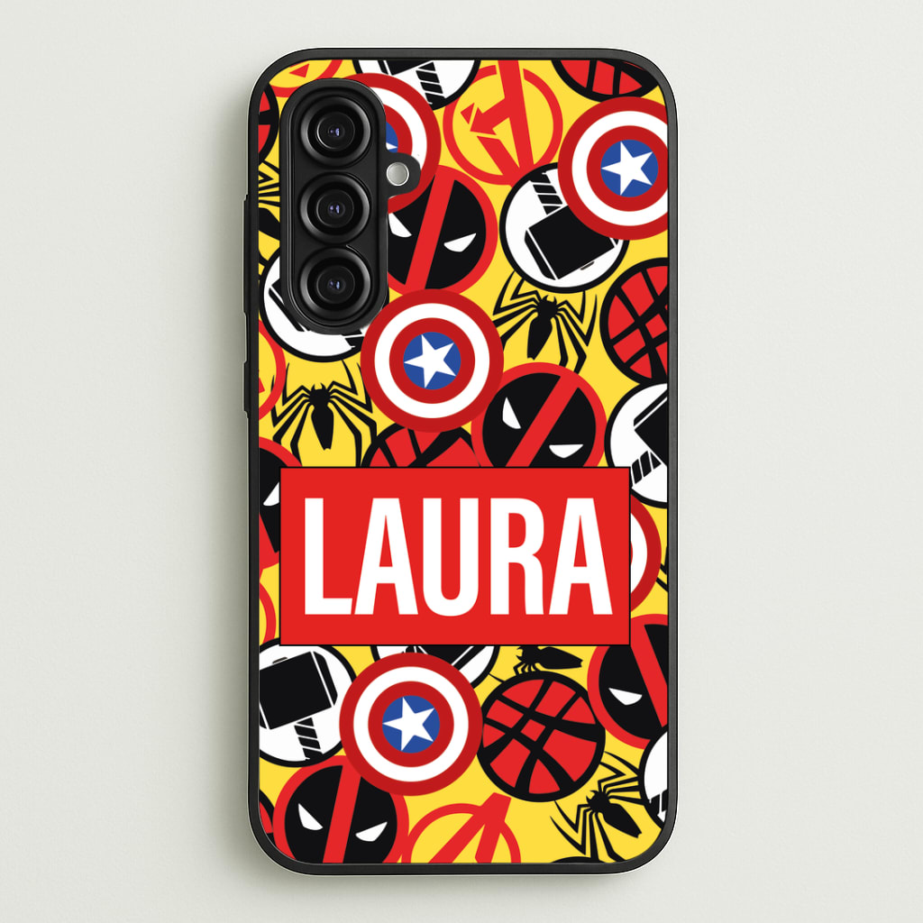 Collage - Personalised Superhero Comic Phone Case