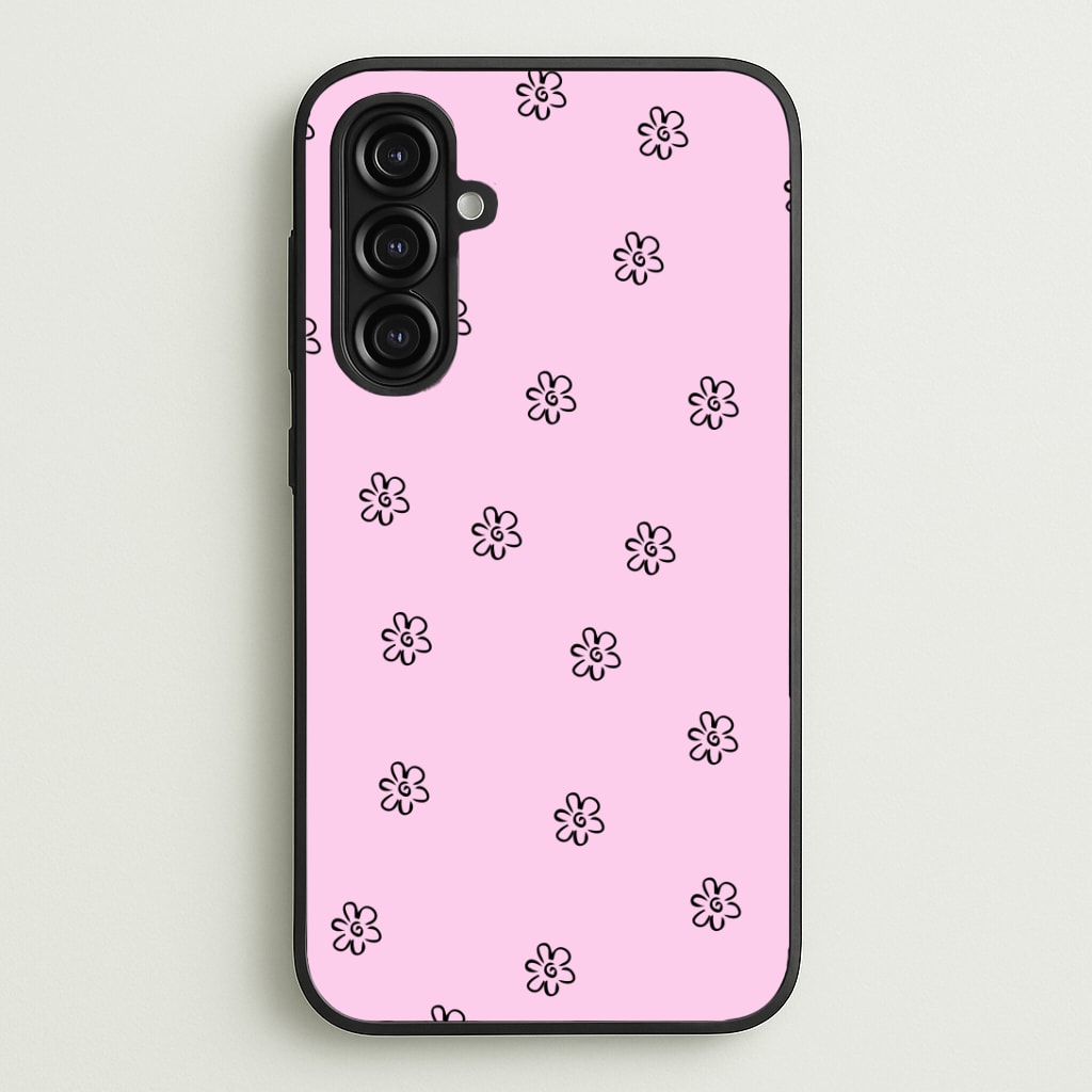 Detail Flower Pattern - Pink Phone Case