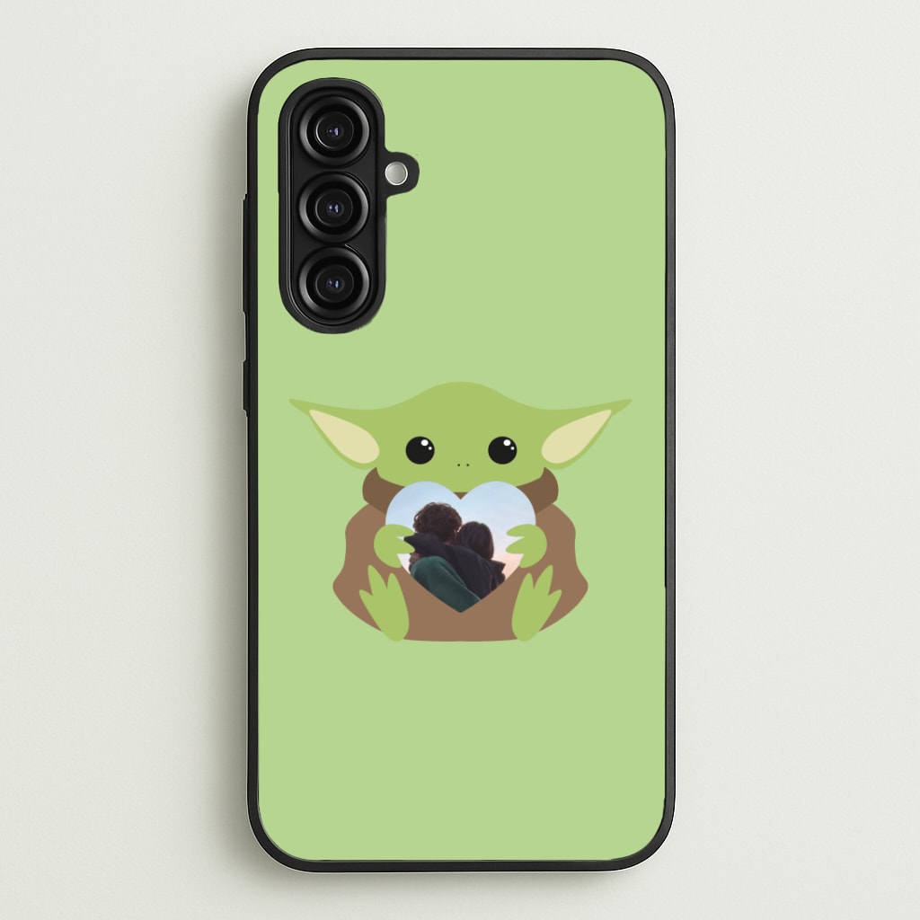 Baby Yoda - Personalised Couples Phone Case